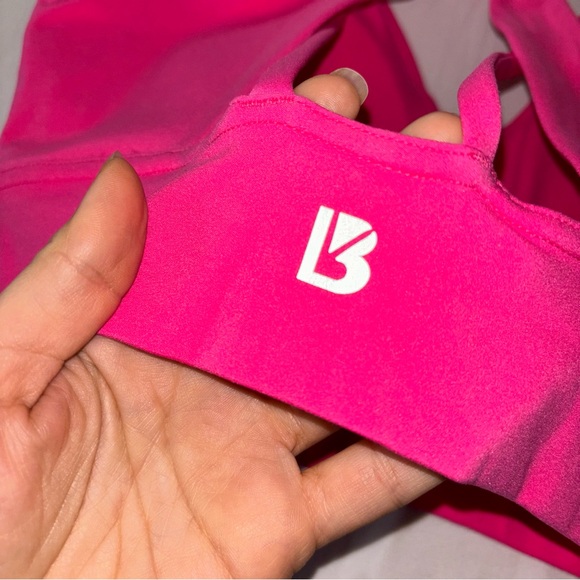XS Buffbunny hot pink siren sports bra with multi-strap back - Picture 5 of 13